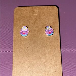 Colorful Kids Cartoon Earrings